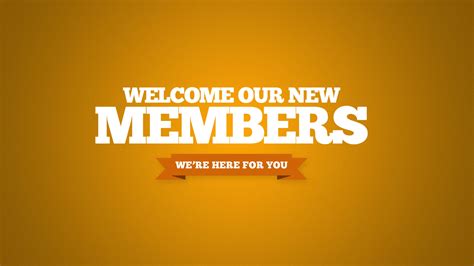 Welcome all new members